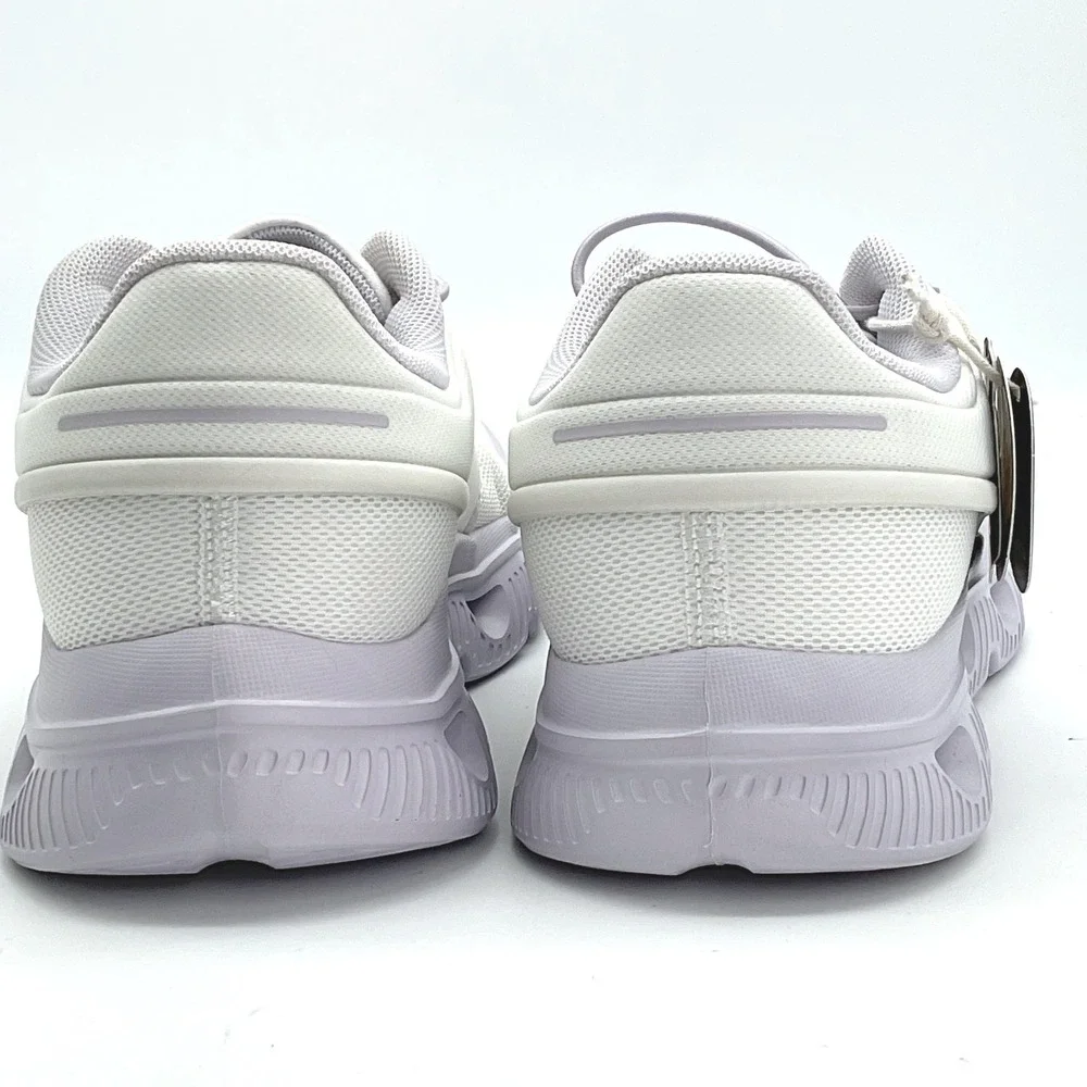 Layer 8 Womens Cloud Comfort Athletic Sneakers White Lavender Size 7.5